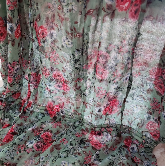 TRENDY: Lightweight Floral Longsleeve - Picture 3 of 3